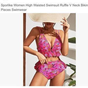 COPY - - NWT Sporlike High waisted Bikini Sz S